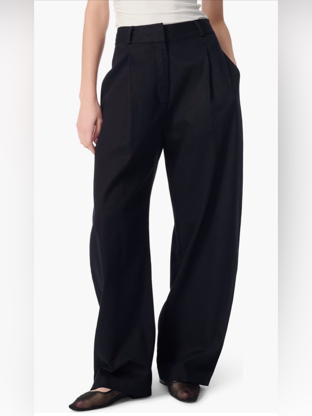 ISO Robert Rodriguez Wrenna High Waist Pleated Front Wide Leg Pant